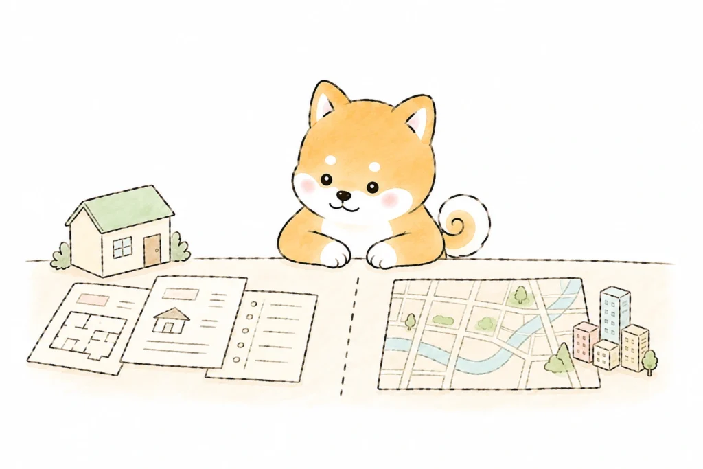 家の事実と周辺情報を分ける